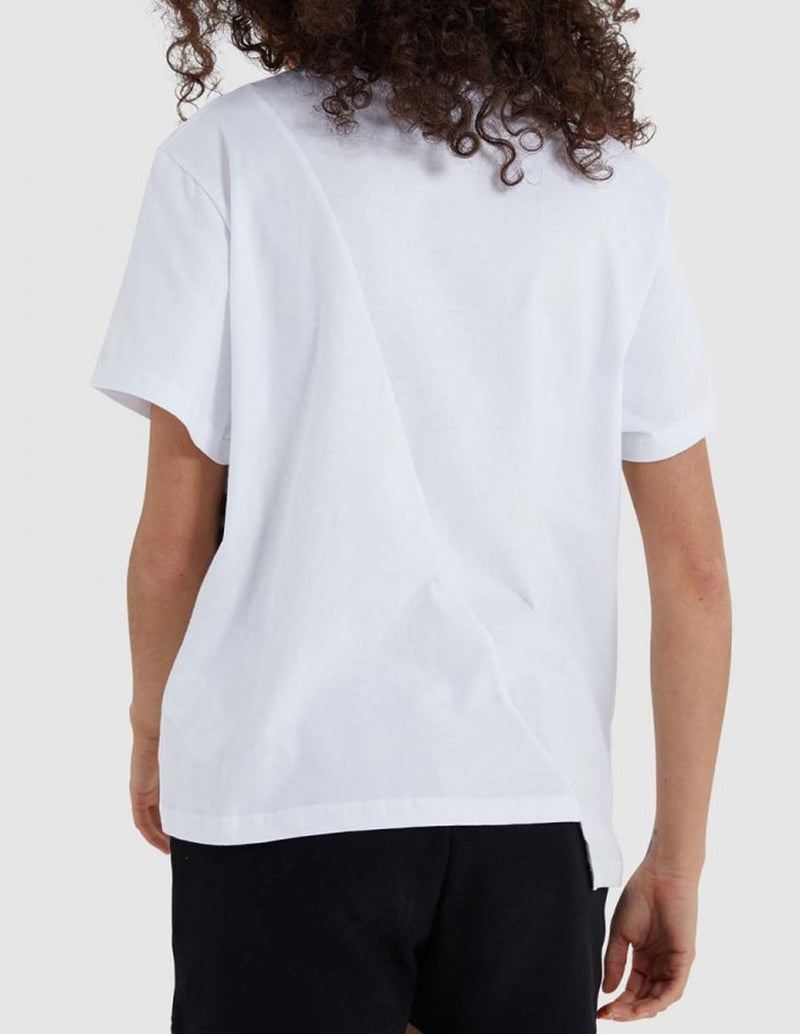 Camiseta Ellesse Alibi con Logo Grande Blanca Mujer