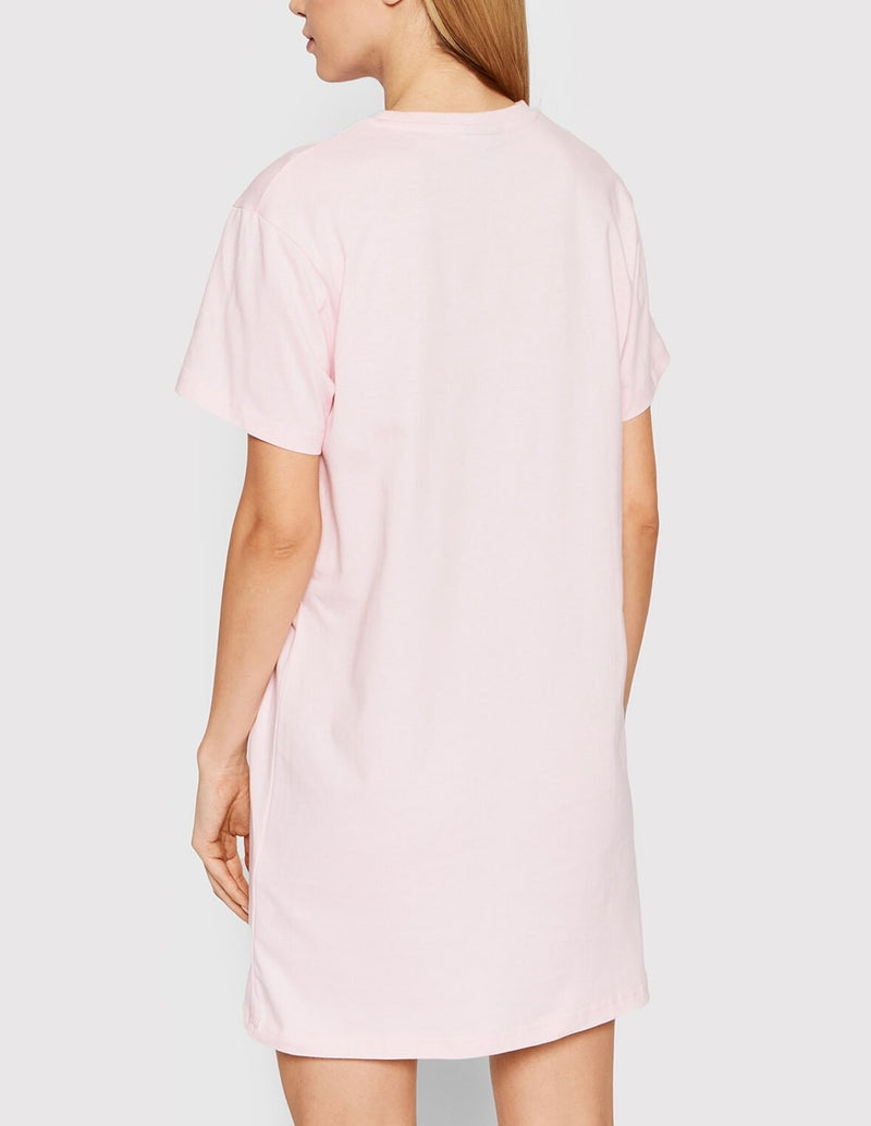 Vestido Ellesse Adore Tipo Camiseta con Logo Rosa Mujer