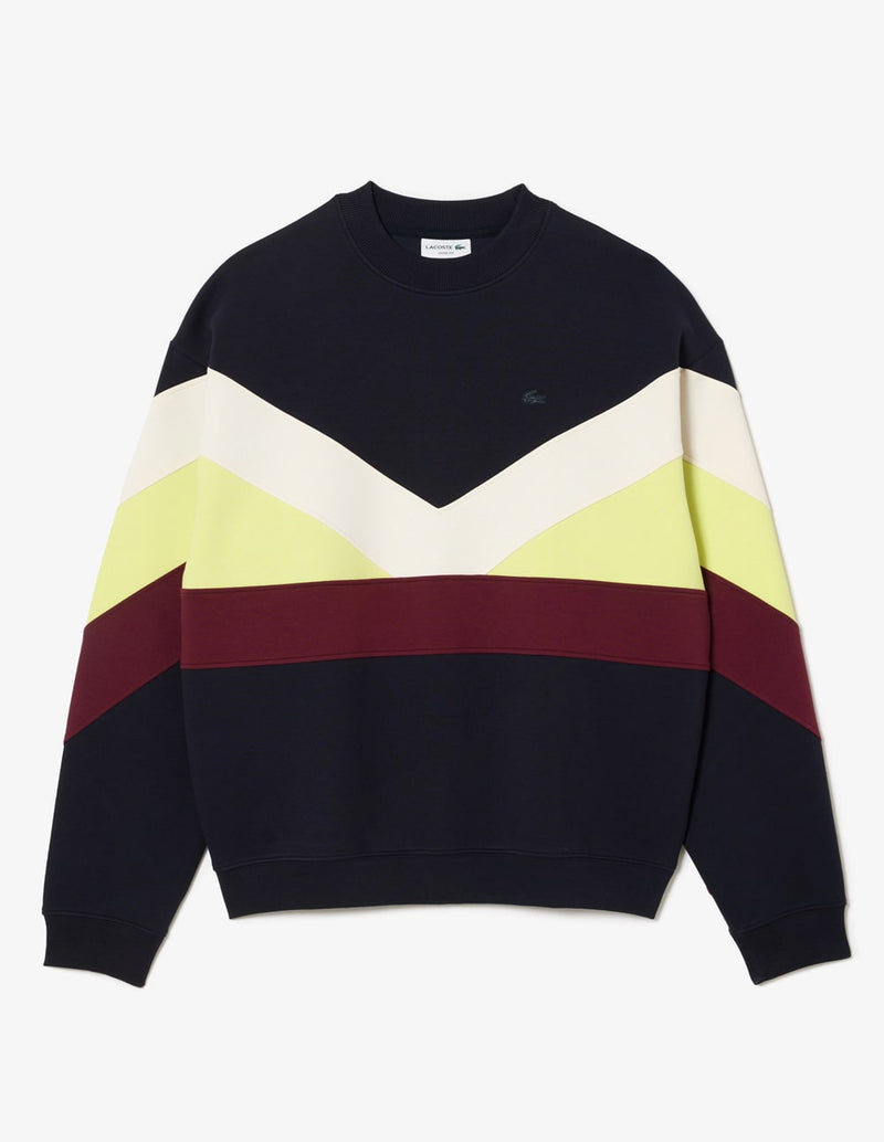 Sudadera Lacoste Loose Fit Multicolor Hombre