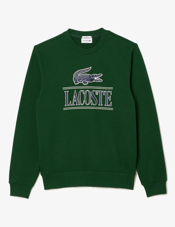 Sudadera Jogger Lacoste con Logo Verde Unisex