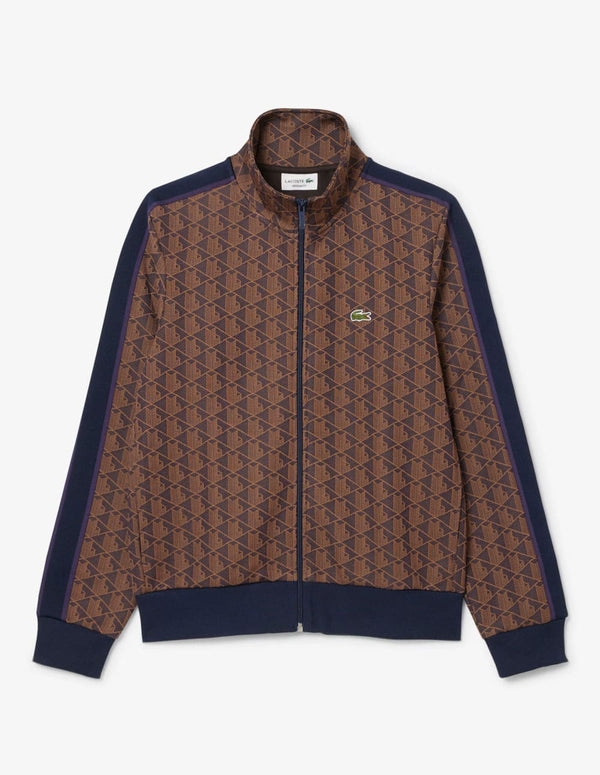 Chaqueta Lacoste de Jacquard Paris Marrón Hombre