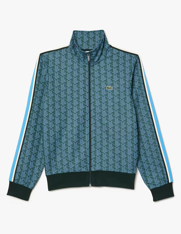 Chaqueta Lacoste de Jacquard Paris Azul y Verde Hombre