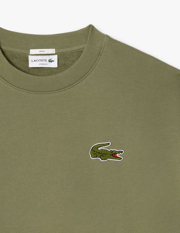 Sudadera Lacoste con Insignia Verde Unisex