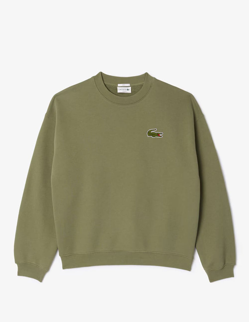 Sudadera Lacoste con Insignia Verde Unisex