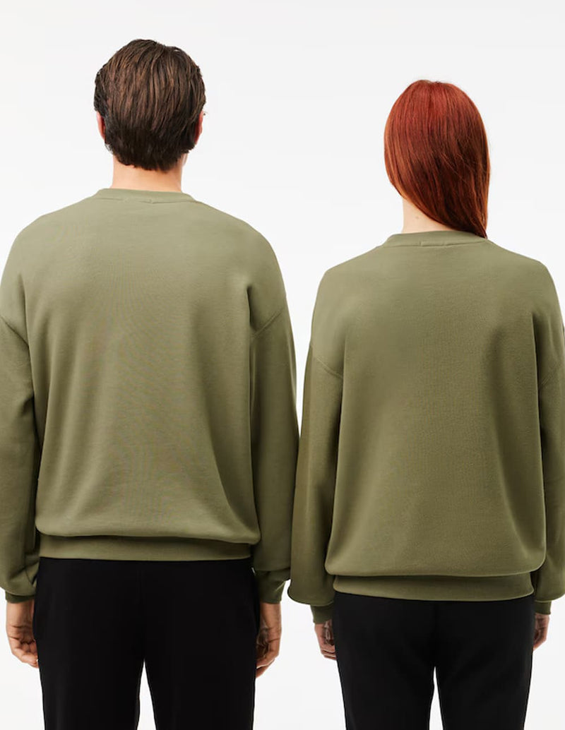 Sudadera Lacoste con Insignia Verde Unisex