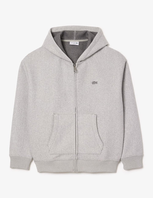 Chaqueta con Capucha Lacoste con Logo Gris Hombre