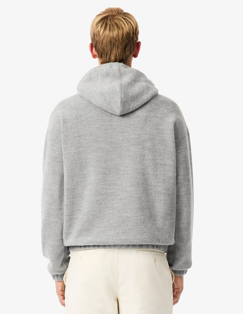 Sudadera con Capucha Lacoste con Firma Bordada Gris Hombre