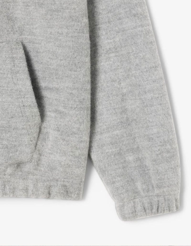 Sudadera con Capucha Lacoste con Firma Bordada Gris Hombre