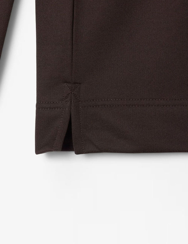 Sudadera Lacoste Tipo Polo Marrón Hombre