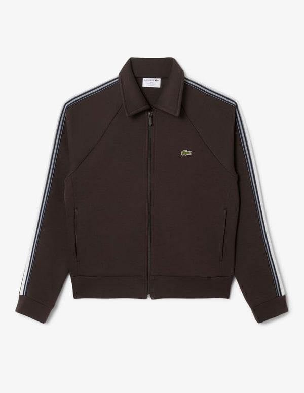 Chaqueta Lacoste con Logo Marrón Hombre