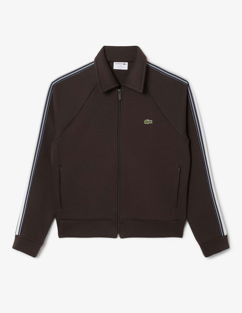 Chaqueta Lacoste con Logo Marrón Hombre