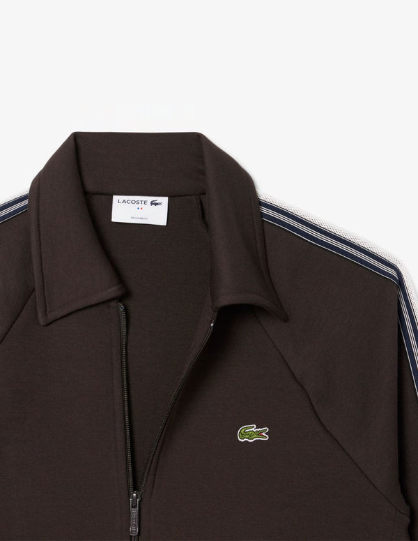 Chaqueta Lacoste con Logo Marrón Hombre