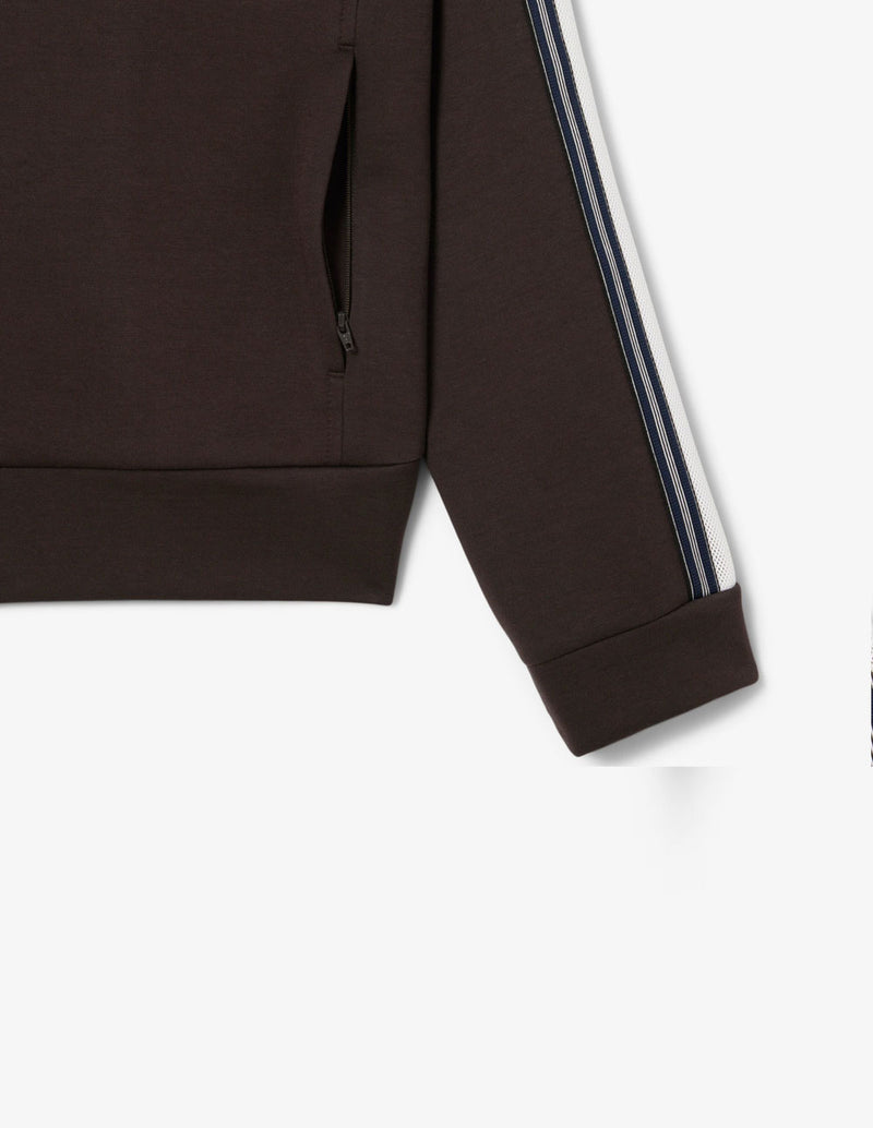 Chaqueta Lacoste con Logo Marrón Hombre