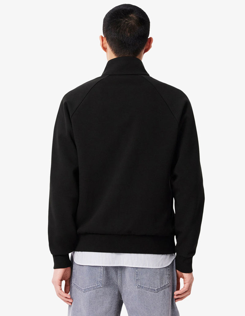 Chaqueta Lacoste de Punto de Jersey Negra Hombre