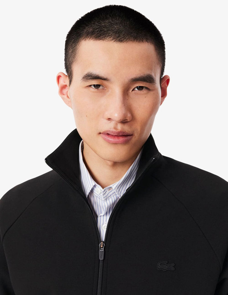 Chaqueta Lacoste de Punto de Jersey Negra Hombre