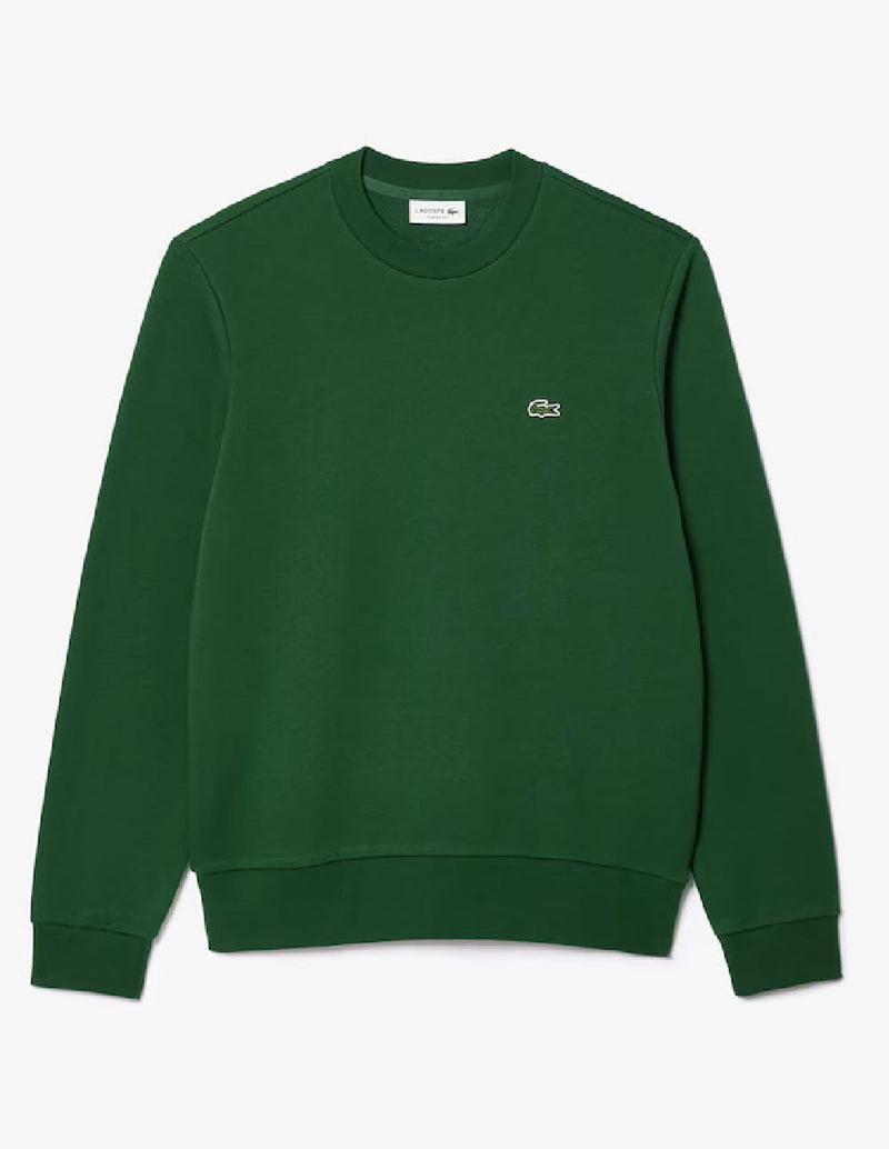 Sudadera Lacoste con Logo Verde Hombre