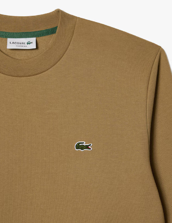 Sudadera Lacoste con Logo Marrón Hombre