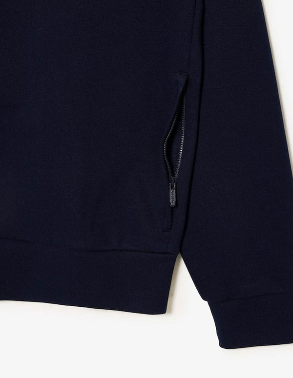 Sudadera Lacoste con Cremallera Azul Hombre