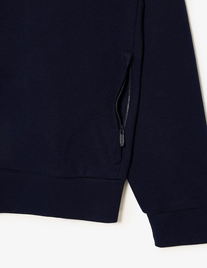 Sudadera Lacoste con Cremallera Azul Hombre