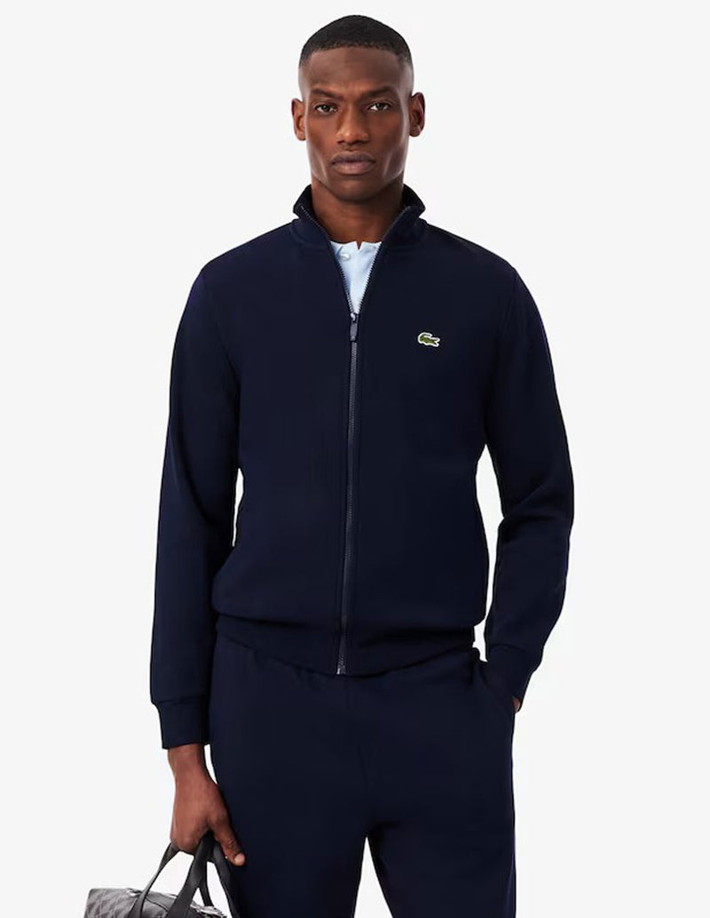 Sudadera Lacoste con Cremallera Azul Hombre