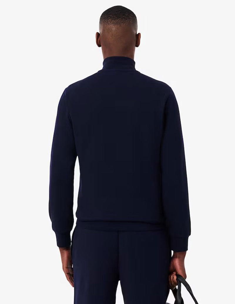 Sudadera Lacoste con Cremallera Azul Hombre