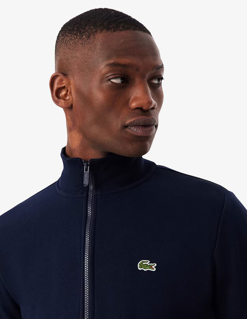 Sudadera Lacoste con Cremallera Azul Hombre