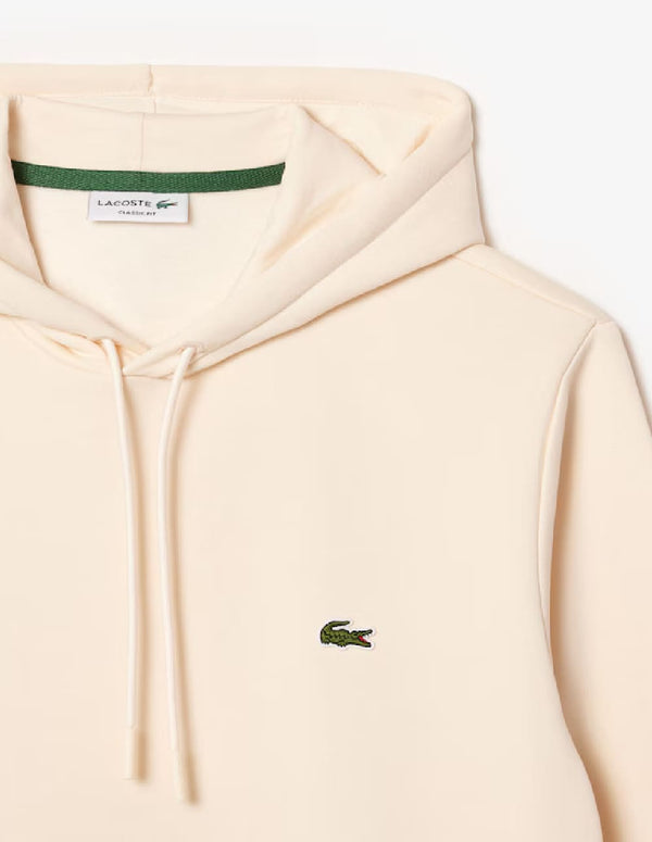 Sudadera con Capucha Lacoste con Logo de Algodón Ecológico Beige Hombre