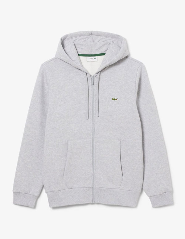 Chaqueta con Capucha Lacoste con Logo Gris Hombre