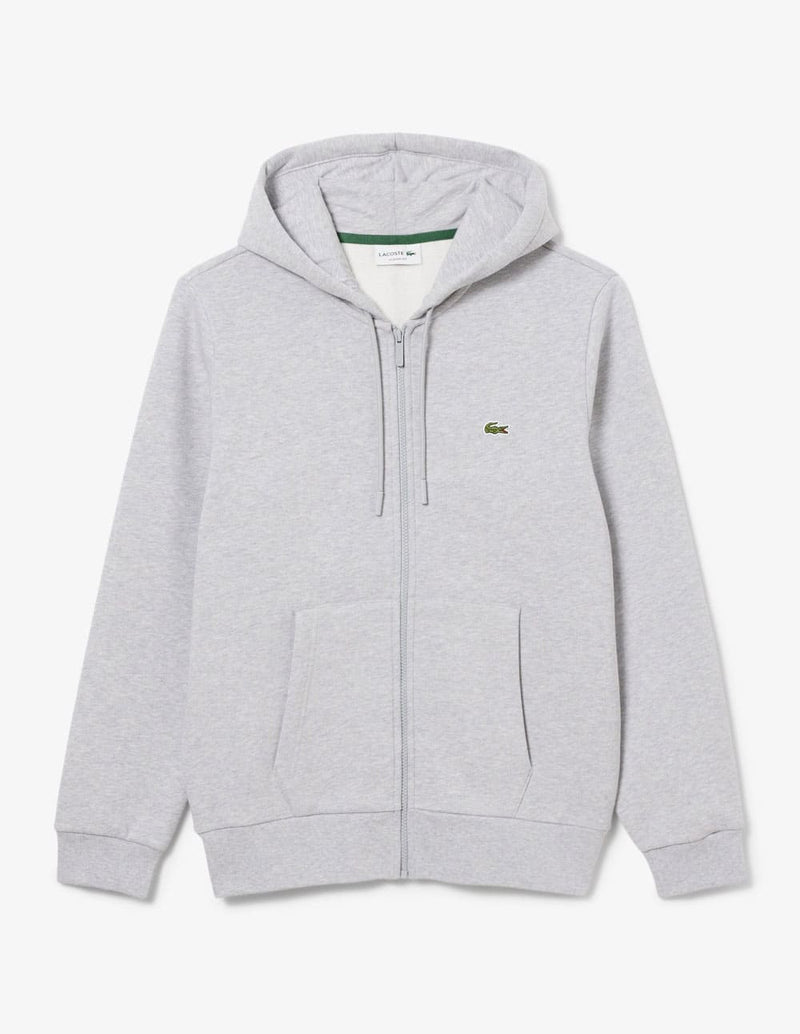 Chaqueta con Capucha Lacoste con Logo Gris Hombre