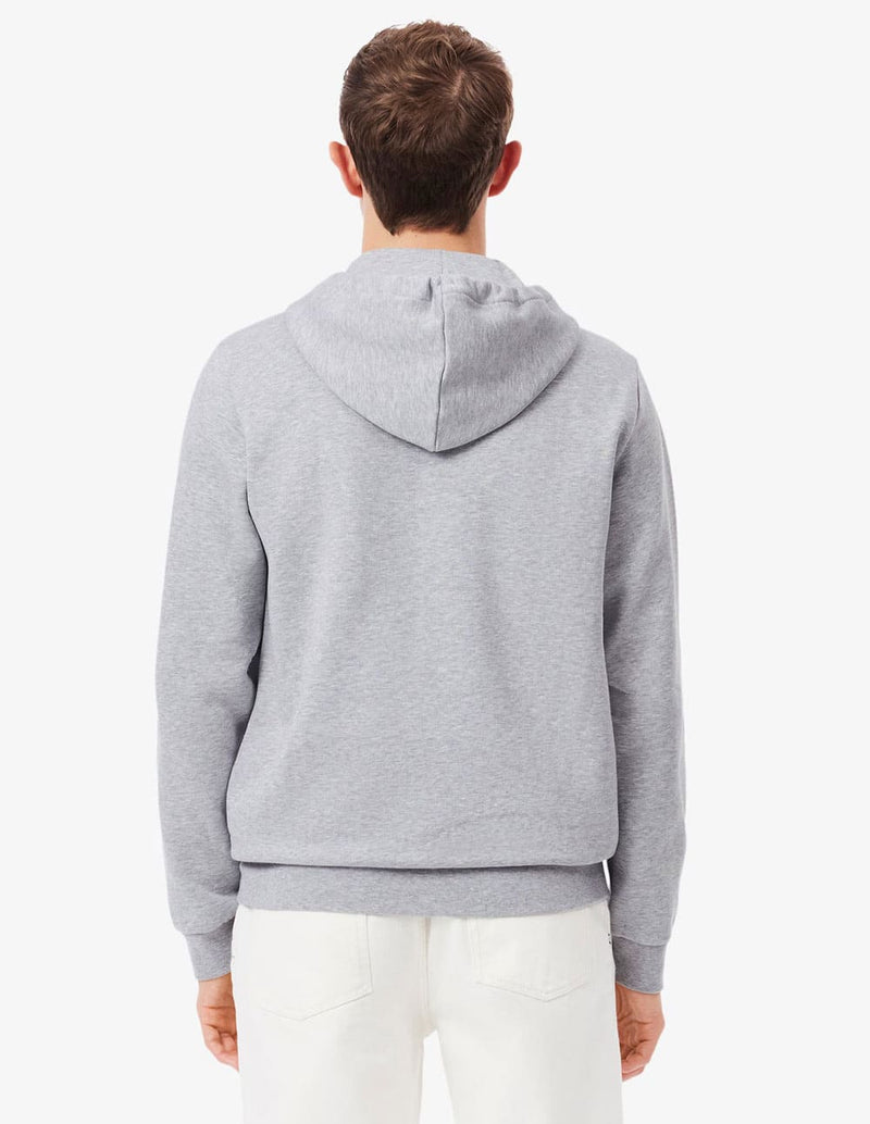 Chaqueta con Capucha Lacoste con Logo Gris Hombre