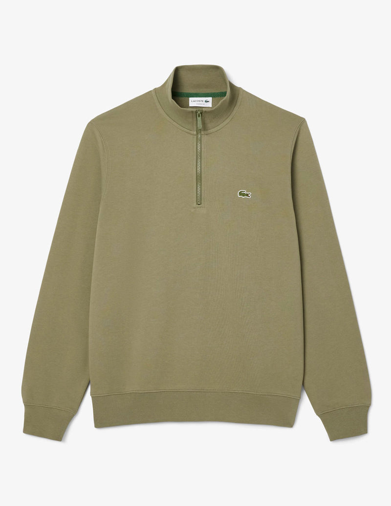 Sudadera Lacoste con Cremallera Verde Hombre