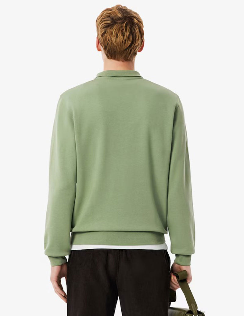 Sudadera Lacoste con Cremallera Verde Hombre