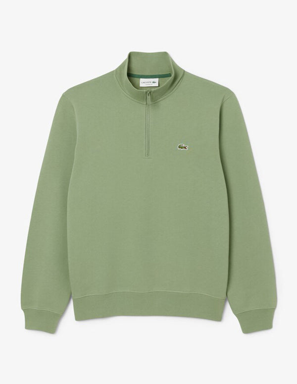 Sudadera Lacoste con Cremallera Verde Hombre