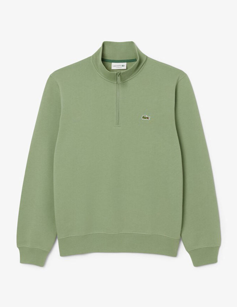 Sudadera Lacoste con Cremallera Verde Hombre