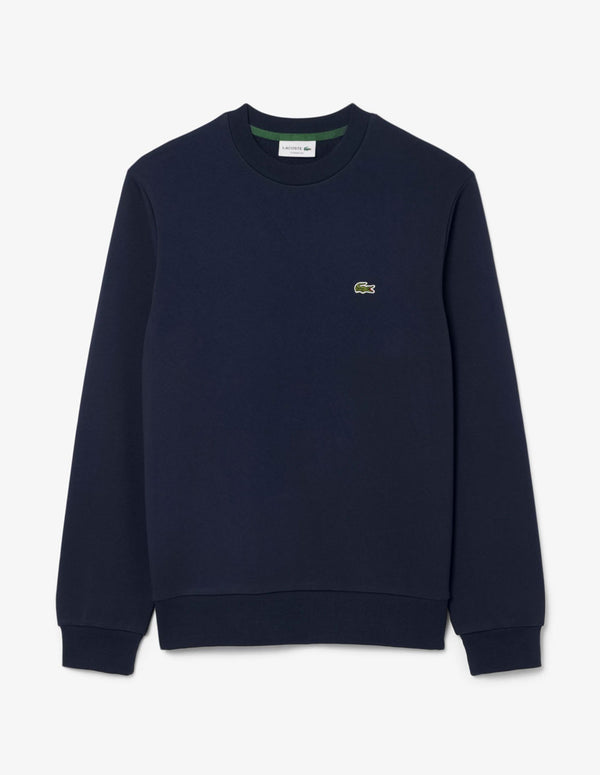 Sudadera Lacoste con Logo Azul Marino Hombre