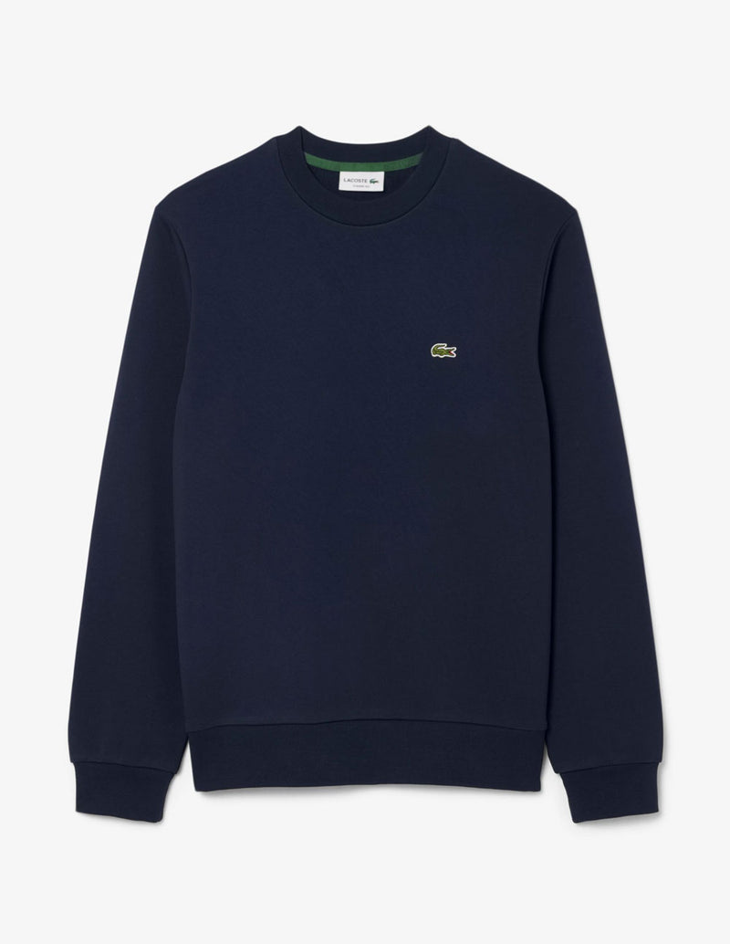 Sudadera Lacoste con Logo Azul Marino Hombre