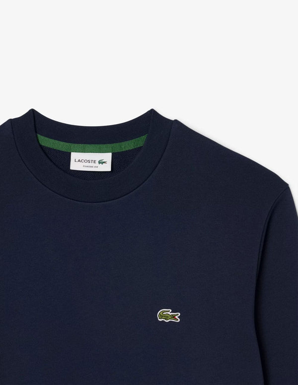 Sudadera Lacoste con Logo Azul Marino Hombre