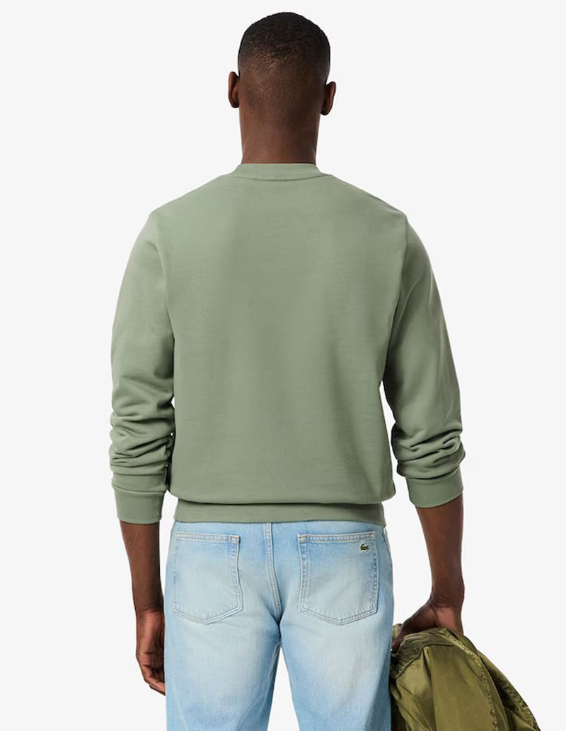 Sudadera Lacoste con Logo Verde Hombre