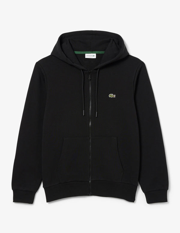 Chaqueta Polar Lacoste con Logo Negra Hombre