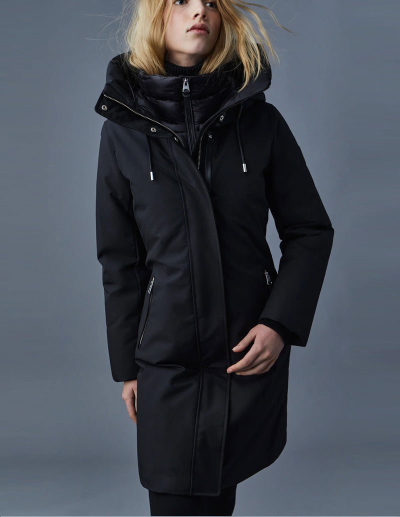 Parka MACKAGE Shiloh Negra Mujer