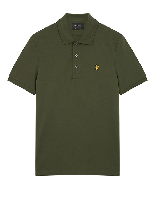 Polo Lyle & Scott Plain Verde Hombre