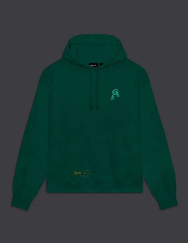 Sudadera con Capucha Dolly Noire Thresh Verde Hombre