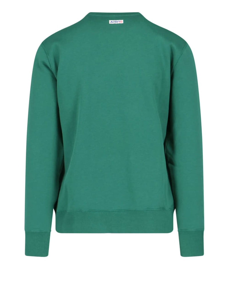 Sudadera Autry con Logo Verde Hombre