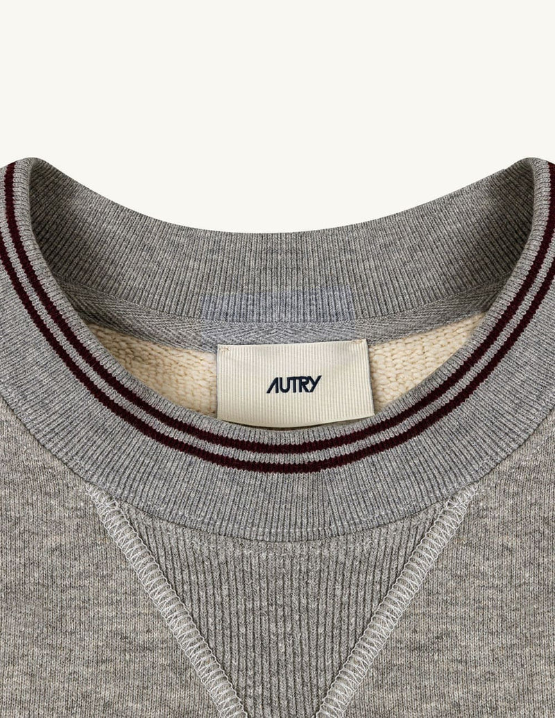 Sudadera Autry con Logo Gris Hombre