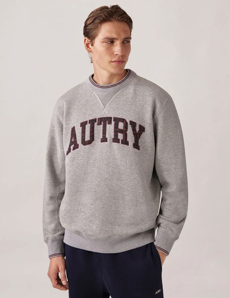 Sudadera Autry con Logo Gris Hombre