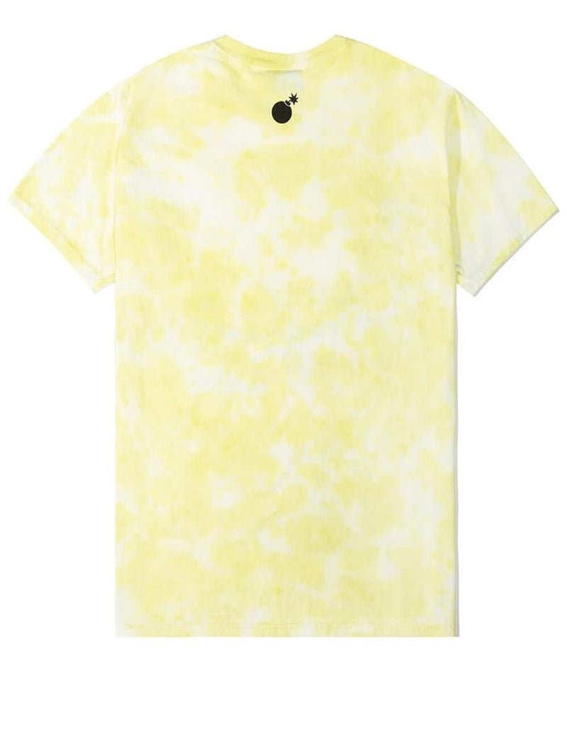 Camiseta The Hundreds Paraiso Amarilla Tie Dye Hombre