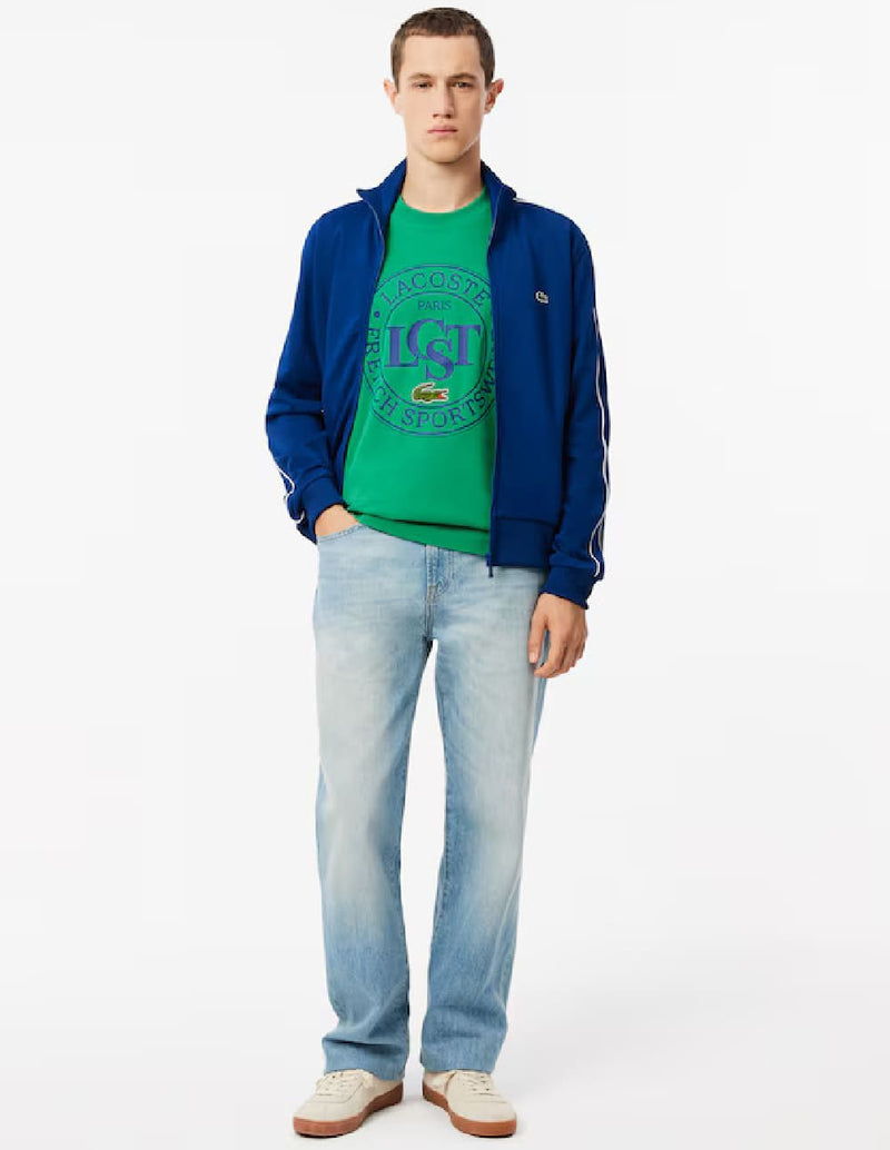 Camiseta Lacoste con Estampado Verde Hombre