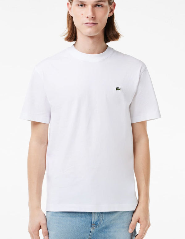 Camiseta Lacoste con Logo Blanca Hombre