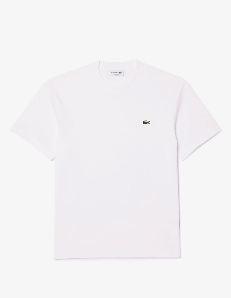 Camiseta Lacoste con Logo Blanca Hombre