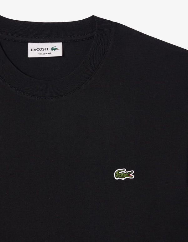 Camiseta Lacoste con Logo Negra Hombre